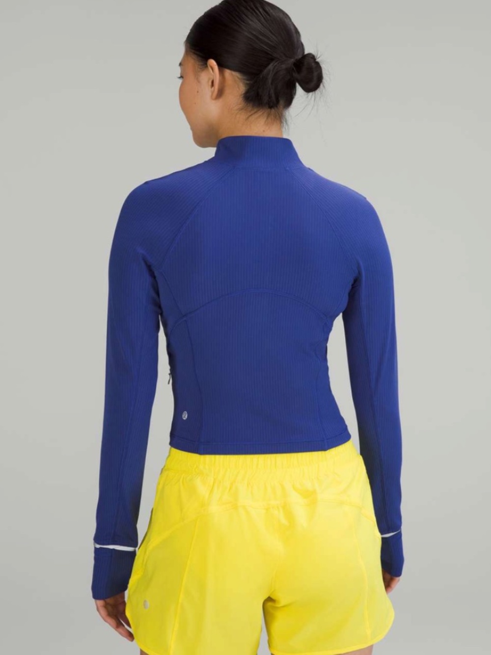 Lululemon It's Rulu Ribbed Cropped Half Zip - Picture 2 of 8
